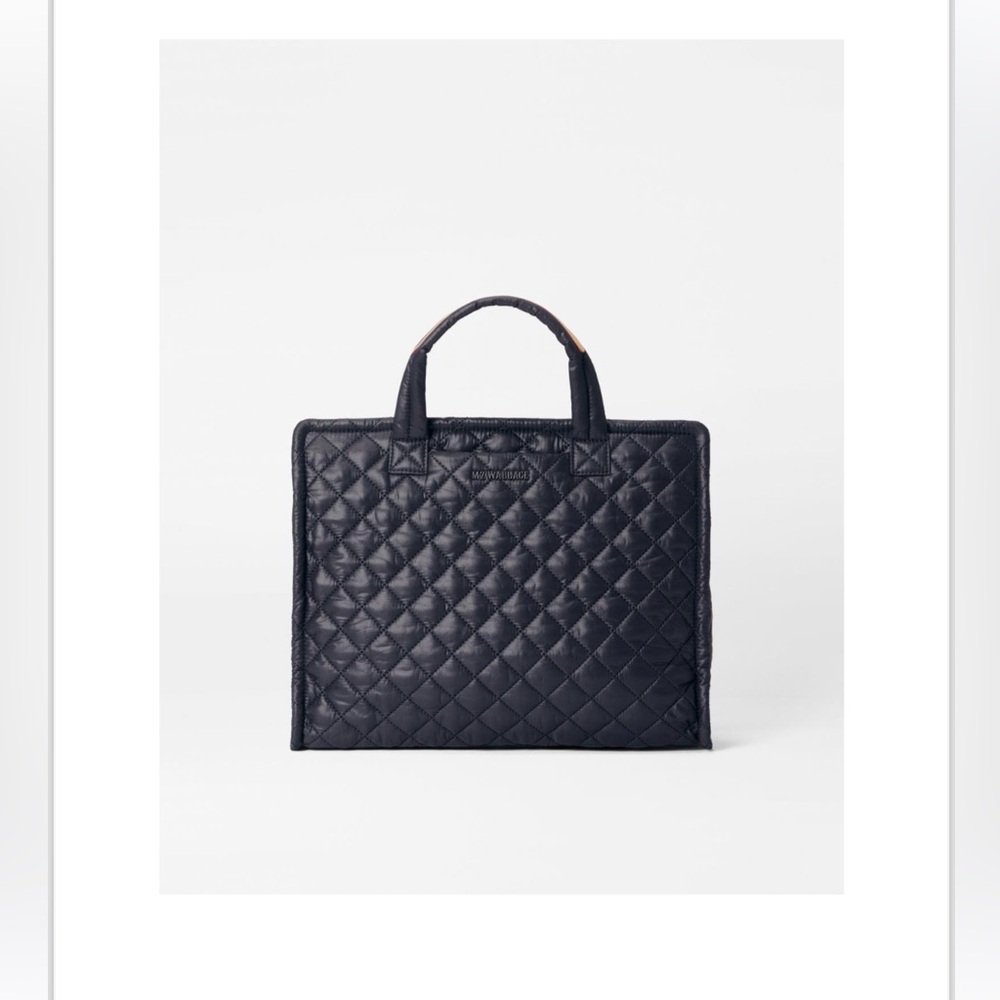 MZ Wallace Medium Box Tote in Black -Discontinued Style